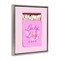 Stupell Industries Lucky Lady Cafe Matchbox Floating Frame, design by Cherrywood Lane